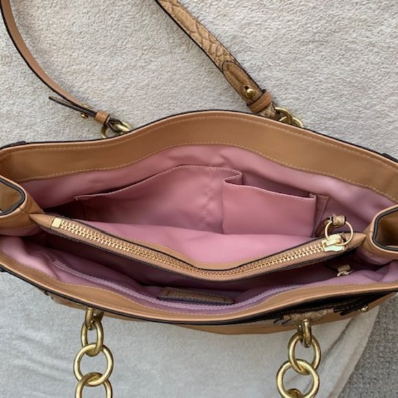 Coach Colette Leather Carryall Purse - Picture 5 of 7